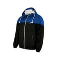 thumbnail image 3 of SUNSIOM Men’s Full Zip Waterproof Jackets Long Sleeve Contrast Color Loose Hoodies Spring Hooded Sweatshirts, 3 of 6