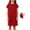 Red#1, variant on IVEYRTF Girls Solid Color T-Shirt Dress with Pockets Kids Summer Everyday Activities Knee Length Casual Dress