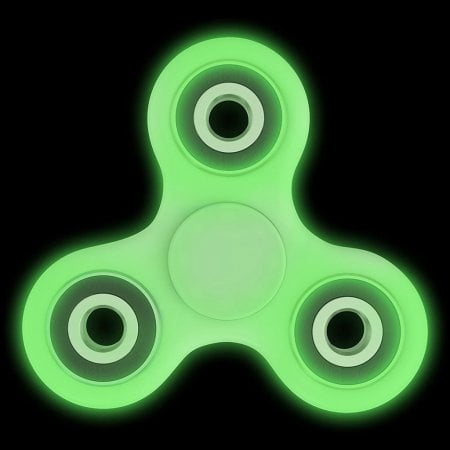 Glow in Dark Fidget Spinner Toy for Stress relief and Focus (Fidget Spinner Best One)