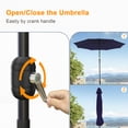 thumbnail image 5 of ACEGOSES 9ft Outdoor Patio Umbrella with Tilt 8 Ribs and Crank for Garden and Yard ,Navy Blue, 5 of 8