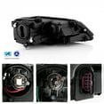 thumbnail image 2 of AKKON - Fits 2017-2018 Volkswagen Jetta [Halogen Type] Light Tube Chrome Headlamp w/ LED DRL Model Driver Left Side Headlight, 2 of 6