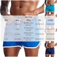 thumbnail image 6 of EOYWHK Workout Shorts for Men Breathable with Pockets Drawstring Mens Active Shorts Soft Lightweight Breathable Active Shorts for Men Dark Blue, Size L, 6 of 7