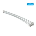 thumbnail image 3 of Uxcell 6" Wire Keychain Cable 5 Pack Stainless Steel Key Ring Loop Silver, 3 of 6
