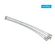 thumbnail image 3 of Uxcell 6" Cable de llavero de alambre 5 paquetes anillo de llave de acero inoxidable plata, 3 of 6