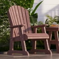 thumbnail image 3 of Wildridge Heritage High Fan Back Chair, Cherrywood - Outdoor All-Weather Poly Furniture for Patio, Deck, Yard, 3 of 4