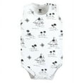thumbnail image 4 of Hudson Baby Infant Boy Cotton Sleeveless Bodysuits, Pirate Shark, 0-3 Months, 4 of 7