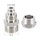 thumbnail image 2 of Conector reutilizable, acoplador rápido macho G de 1/4" x 9/32" ID de manguera de aire, 4pcs, 2 of 5