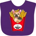 thumbnail image 3 of Inktastic Cute Frenchie in French Fries Boys or Girls Baby Bib, 3 of 4