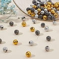 thumbnail image 4 of 1 Box 90Pcs 3 Colors Lava Rock Beads Bulk Colorful Natural Gemstone Chakra Energy Healing Stone Bead Round Loose Spacers for DIY Jewelry Making Bracelets Necklaces Findings, 4 of 5