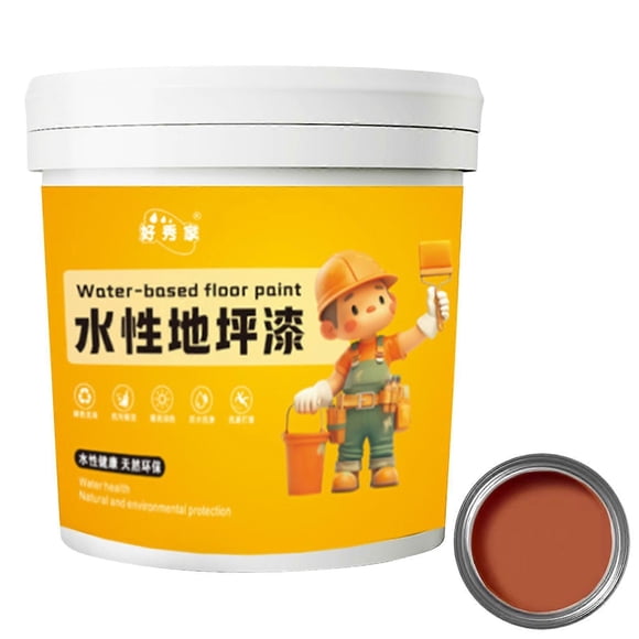 Waterproof Water-Based Epoxy Floor Paint,Quick-Dry Anti-Slip Water-Based Floor Paint,Epoxy Floor Paint,Garage Floor Paint,Concrete Floor Paint