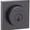 Matte Black, variant on Kwikset 158Sqt-S.Strkp Halifax Square Rose Single Cylinder Deadbolt Smartkey - Black