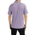 thumbnail image 2 of Men's Cutter & Buck Purple Northwestern Wildcats Forge Eco Double Stripe Stretch Recycled Polo, 2 of 2