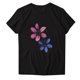 thumbnail image 3 of Tops de Manga Corta de las Mujeres, Cuello Redondo Impreso, Camiseta de Manga Corta para las Mujeres, 3 of 3