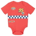 thumbnail image 4 of Disney Cars Baby Boys' 5-Pack Short Sleeve Bodysuits Racing Multi, 4 of 5
