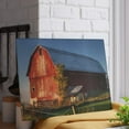 thumbnail image 5 of U R There Photography Columbiaville Red III Rustic Farmhouse Tempered-Glass Cutting Board 11"x 15", 5 of 9