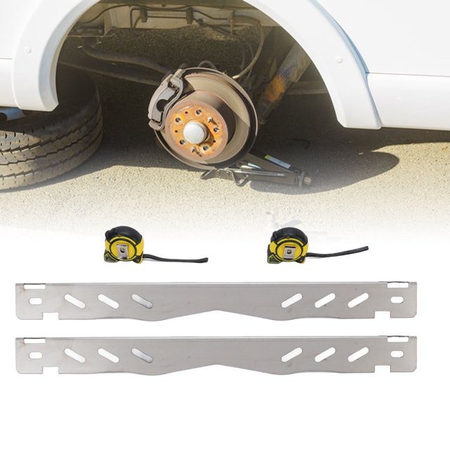 Neumático 2 Uds Herramientas De Alineación De Ruedas Placas De Punta De Acero De aleación De Buje Automotriz De Alta Resistencia Para Reparación De Neumáticos De Vehículos