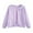Purple, variant on Long Sleeve Girls Knit Cardigan with Button Closure Soft Cotton Sweater Cardigans 4-16 Years
