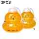 thumbnail image 1 of Trampa para abejas BuyWeek 2 piezas en forma de calabaza para colgar al aire libre, 1 of 12