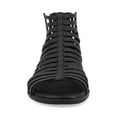 thumbnail image 6 of Journee Womens Delilah Gladiator Sliver Wedge Sandals, Widths Available, 6 of 8