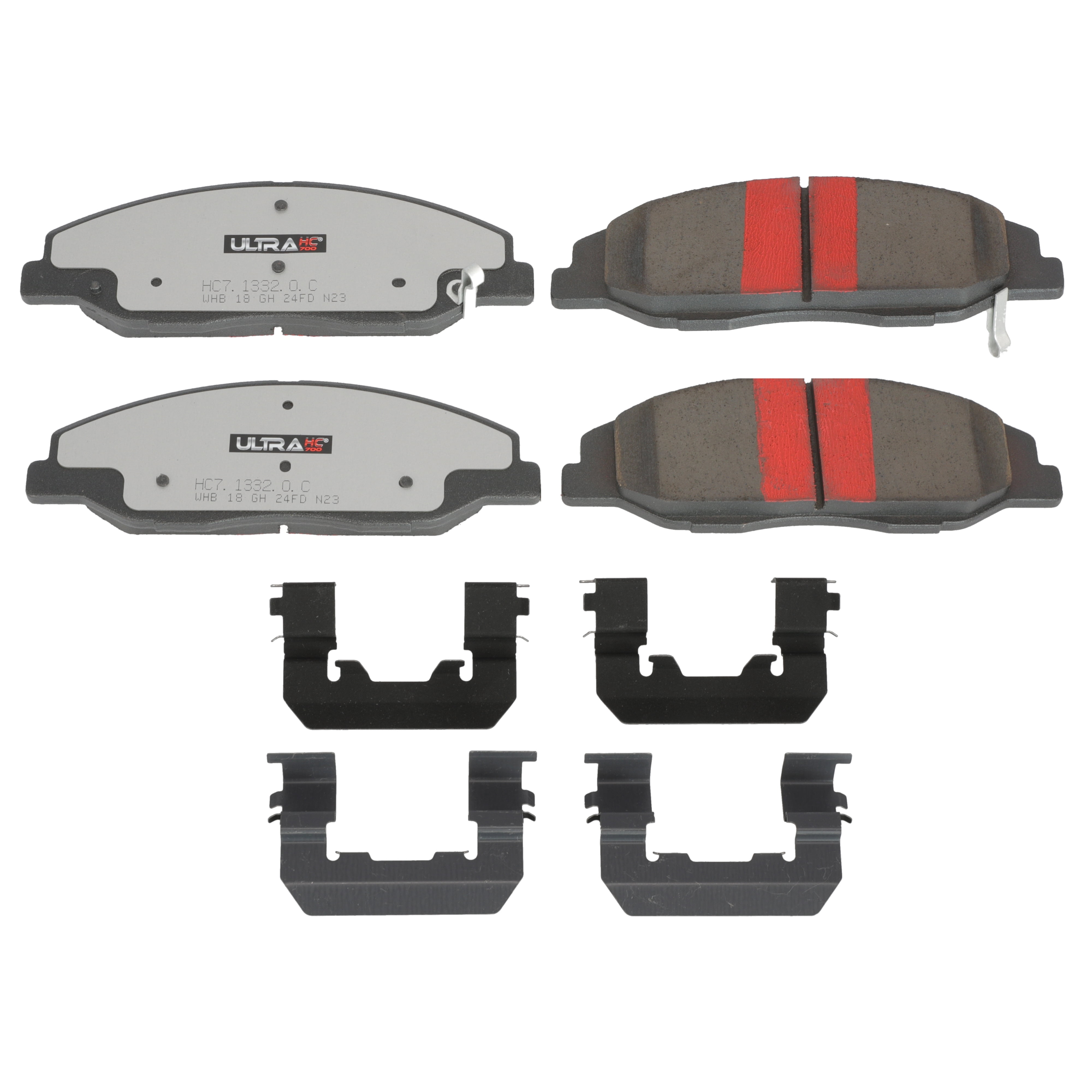 UltraHC 700 Brake Pad Set, Front HC7.1332.0.C, Cadillac CTS 2014-2008