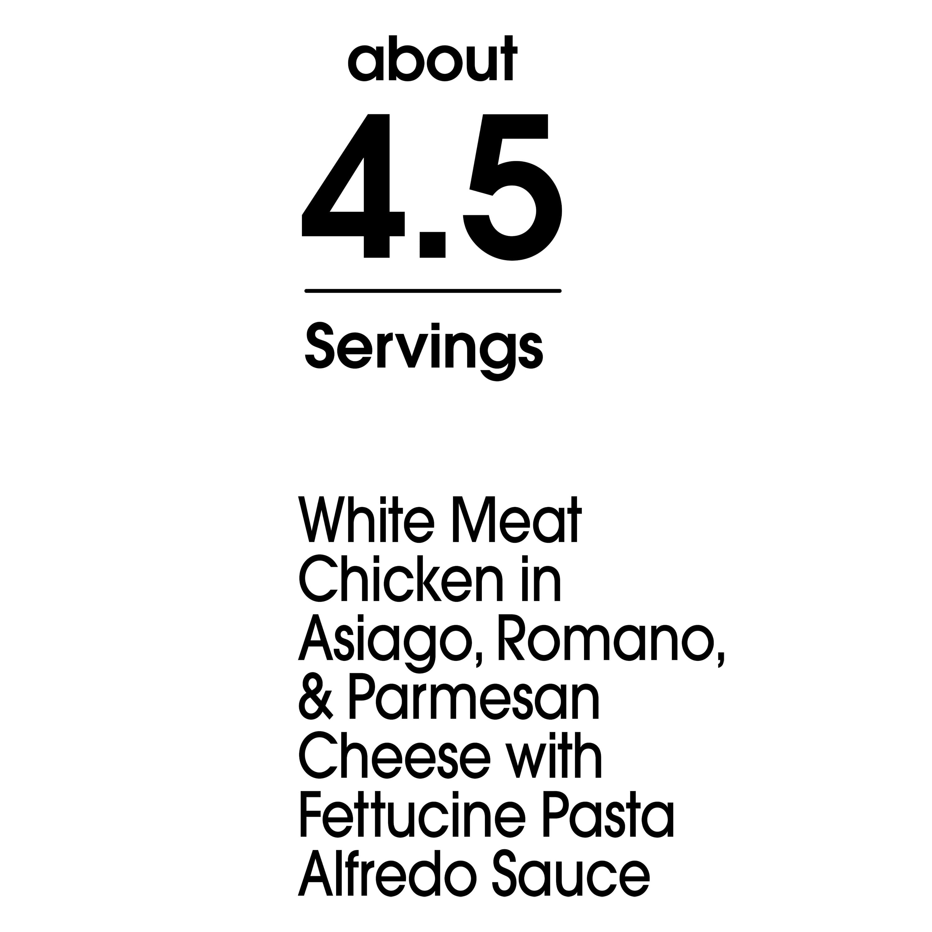 Great Value Chicken Alfredo, 31 oz (Frozen)