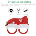 thumbnail image 2 of Gymnture 5 Pairs Creative Christmas Eyeglasses Frames Funny Christmas Glasses Props, 2 of 10