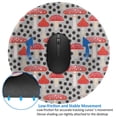 thumbnail image 4 of Lukts Forest Mushrooms Print Round Mouse Pad With Stitched Edge Non-Slip Rubber Base Mouse Mat Mousepad For Office & Home (7.9 X 7.9 X 0.12inch), 4 of 9