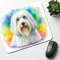 thumbnail image 6 of Coton De Tulear Dog Watercolor Style Mouse Pad Low Profile Gaming Mat, 6 of 7