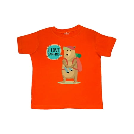 

Inktastic I Love Camping Summer Camp Gift Toddler Boy or Toddler Girl T-Shirt
