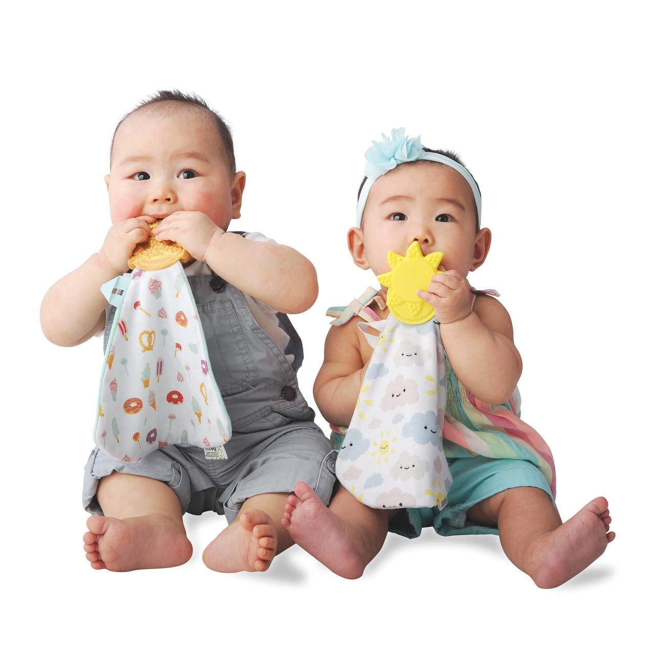 Malarkey Kids Munch-It Blanket: Teether and Cozy Blanket Combo for Teething Babies - You Are My Sunshine
