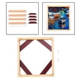 thumbnail image 4 of de de para bricolaje para arte de pared, barras extensibles de para pintura al de envoltura de galería, marco Los 20x20cm Baoblaze Marco de lona de madera, 4 of 8