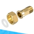 thumbnail image 2 of Uxcell G3/4 Female x G1/2 Male Thread 54mm Brass Pipe Fitting Hex Coupling, 2 of 5
