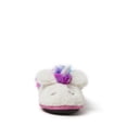 thumbnail image 4 of Dearfoams Kid's Girls Peyton Novelty Unicorn Fuzzy Slipper, 4 of 5