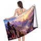 thumbnail image 4 of Calabozos y Dragones Toalla de playa de secado rápido con diseño temático, regalo para mujeres y niñas, ideal para cumpleaños, fans, amantes de la música, uso en la playa o al aire libre, 78 × 160 cm, 4 of 6