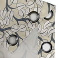 thumbnail image 5 of Ambesonne Leaves Grommet Curtain, Flourishing Branches, 50" x 63", Cadet Blue Coconut Cream, 5 of 6