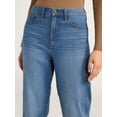 thumbnail image 4 of Scoop Women's Mid Rise Barrel Leg Jeans, Sizes 0-20, 4 of 5