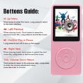 thumbnail image 3 of Reproductor MP3 imkavery MP20 de 64 GB para niños con auriculares, color rosa, 3 of 6