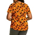 thumbnail image 5 of Axdhxbd Plus Size Halloween Shirts for Women Funny Halloween Graphic Tees Loose Casual Short Sleeve Crew Neck T-Shirts Fashion Holiday Tops M-5XL, 5 of 6