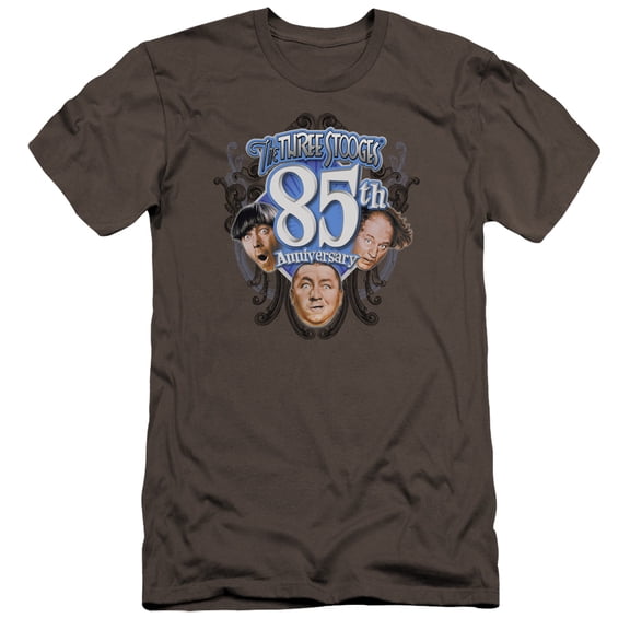 Three Stooges - 85Th Anniversary 2 - Premium Slim Fit Short Sleeve Shirt - Medium