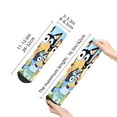 thumbnail image 3 of Lsque Bluey Printed Crew Socks, Moisture-Wicking Socks, Athletic Socks for Men Breathable Cushion Socks Casual Sport Socks for Running Traveling, 3 of 6