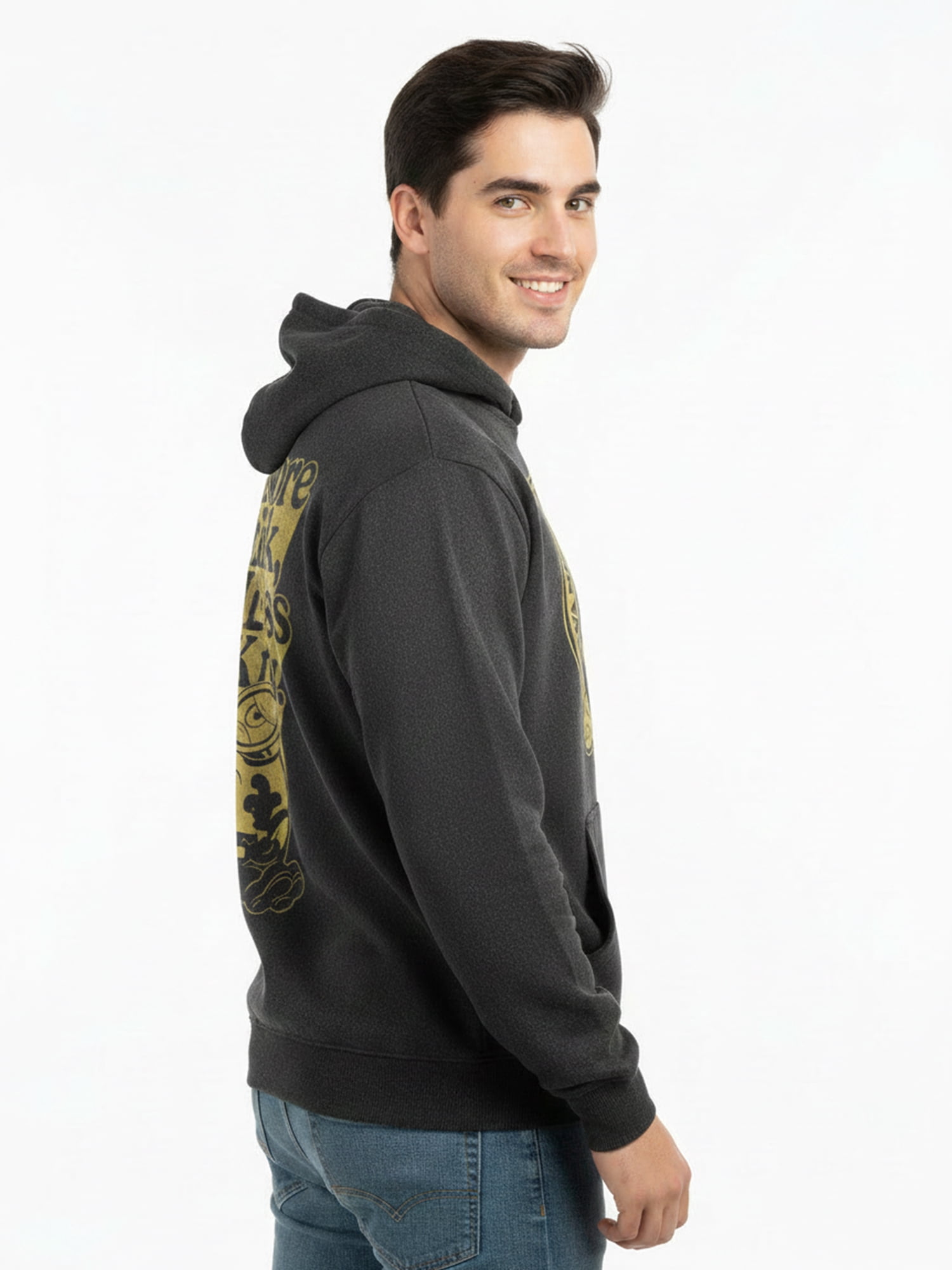 Despicable Me Men's & Big Men's Front & Back Mineral Wash Graphic Hoodie, Advancing Mistakes, Sizes S–3XL