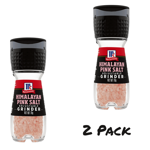 McCormick Himalayan Pink Salt Grinder, 2 Count
