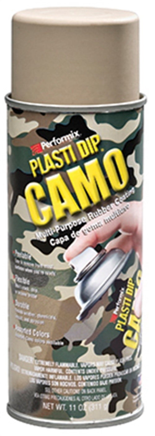 Plasti Dip Camo MultiPurpose Rubber Coating Spray Paint, Tan Camo, 11