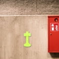 thumbnail image 1 of LOLIPPYY Fire Extinguisher Hanger Plastic Fire Safety Light Green Mounting Support 1Pack, 1 of 8