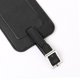 thumbnail image 2 of Etiqueta De Equipaje De Viaje Maleta De Cuero Pu Nombre Dirección Id De Etiqueta 2 piezas negro Unique Bargains Tarjeta De Etiqueta De Bolso, 2 of 5