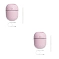 thumbnail image 2 of Ounissouiy Humidificador de aire de 200 ml, mini difusor de aire alimentado por USB portátil para coche y oficina en casa Rosado 2piezas, 2 of 6
