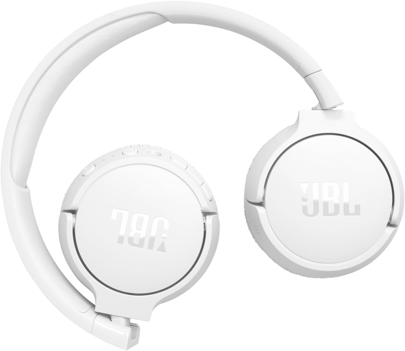 Open Box JBL Tune 670NC - Adaptive Noise Cancelling wireless on-ear headphones with up to 70H of long battery life and customizable sound experience - White