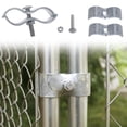thumbnail image 1 of Fixing Clips Set Chain Fence Clamps 1 5/8" Dog Kennel Panel Clamp for Round Pipe Chain Fence Panel Clamps 15/8" Dog Kennel Panel Clamps for Round Pipe Panel Frame Clamp Clips Holder Clips Fastening C, 1 of 8