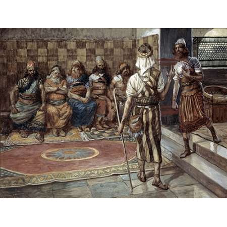Young Prophet Before The Council Poster Print by James Tissot (9 x