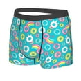 thumbnail image 2 of Haiem Donut Men's Boxer Briefs, Every Day Comfort Stretch Cotton Moisture-Wicking Underwear-Medium, 2 of 9